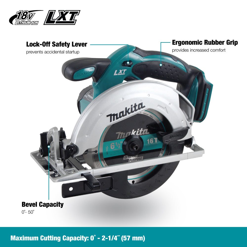 Makita DSS611Z, 18V LXT 6-1/2" Circular Saw (Tool Only)