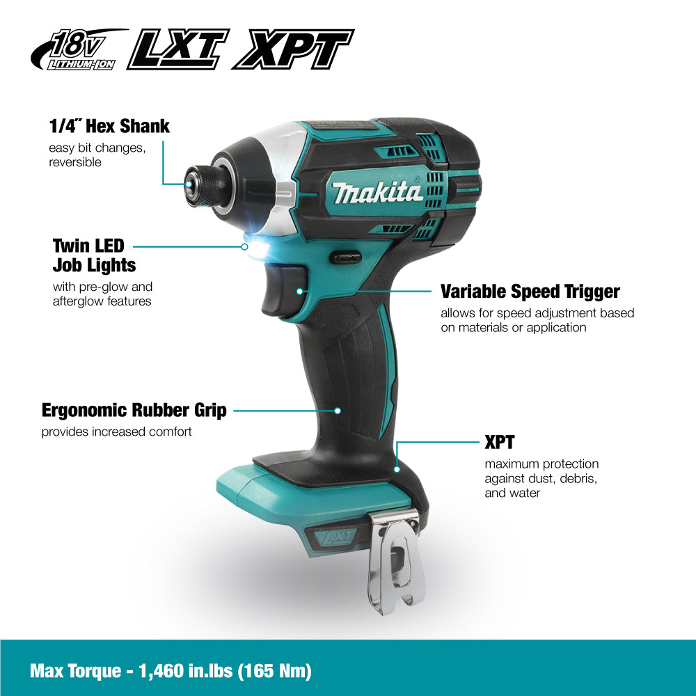 Makita DTD152Z, 18V LXT Cordless Impact Driver, Tool Only