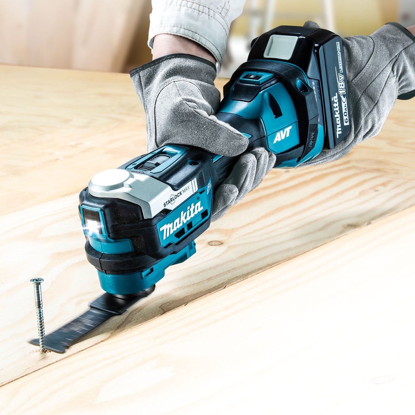 Makita DTM52Z, Cordless Multi Tool with Brushless Motor and AVT (Tool Only)