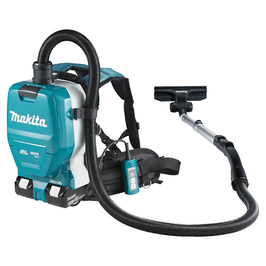 Makita DVC261TX11, 18Vx2 LXT Backpack Vacuum Cleaner (2.0 L)