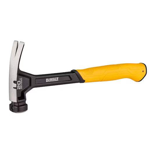 DEWALT DWHT51004, 20 oz. Rip Claw Steel Hammer