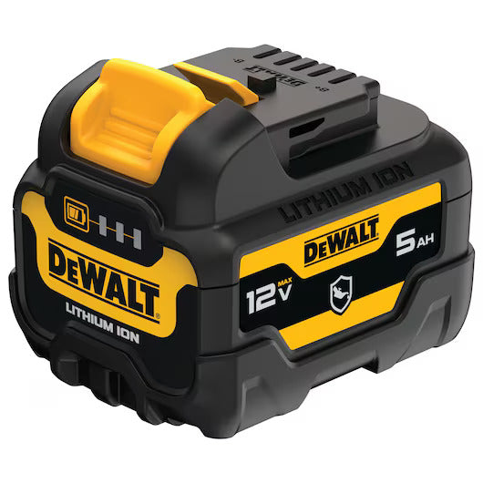 DEWALT DCB126G, 12V MAX LITHIUM ION OIL-RESISTANT BATTERY 5.0AH