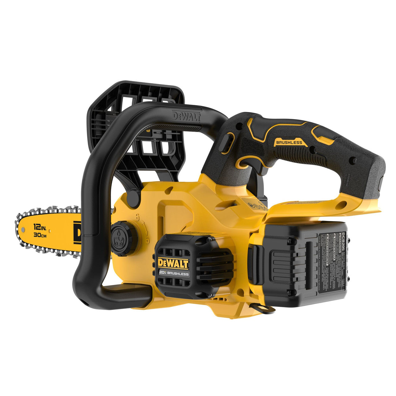 DEWALT DCCS621P1, 20V MAX Compact 12'' Brushless Chainsaw Kit (5.0AH)
