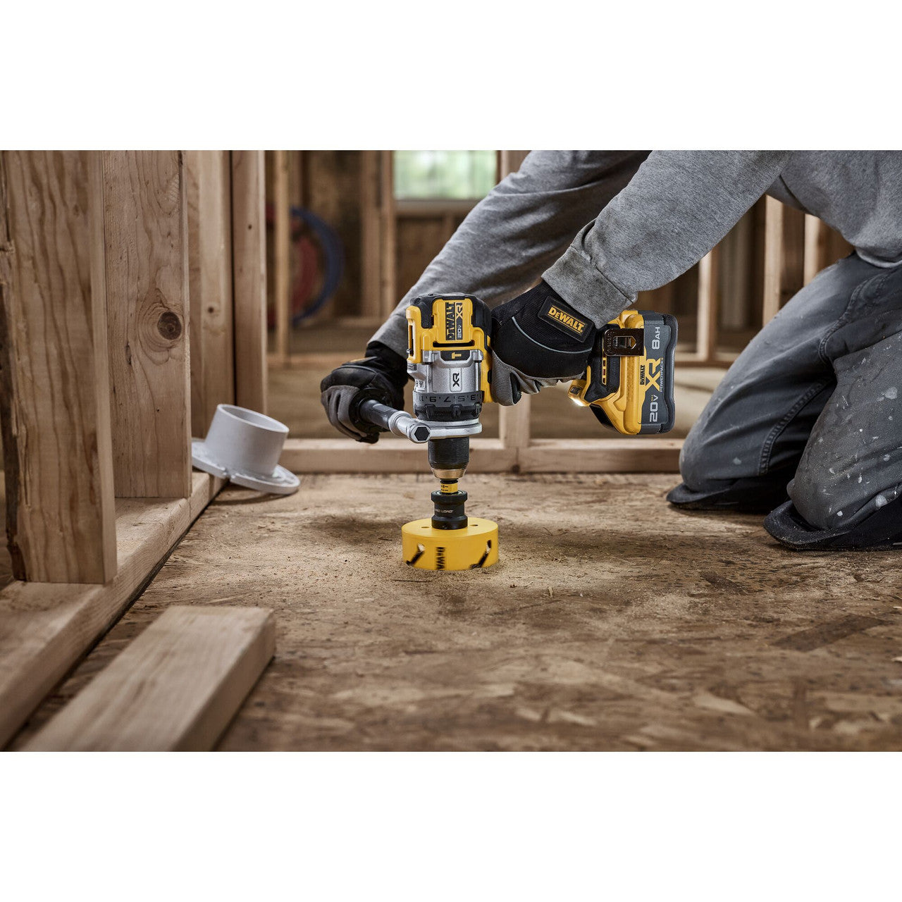 DEWALT DCD1007B, 0V MAX* XR Brushless Cordless 1/2 in. 3-Speed Hammer Drill (Tool Only)