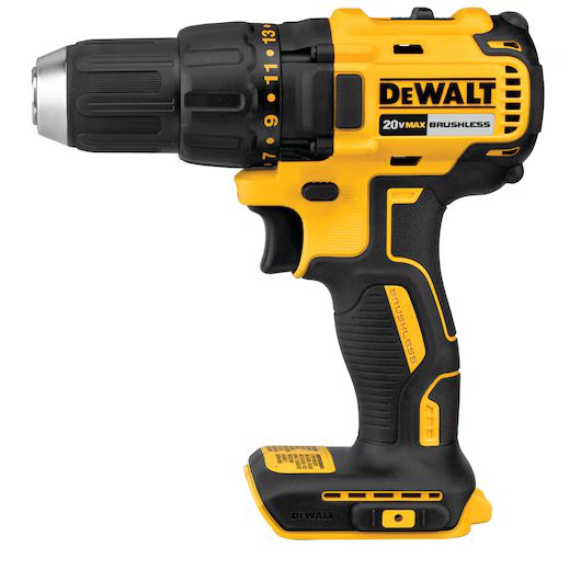 DEWALT DCD777B, 20V MAX COMPACT 1/2" DRILL/DRIVER (Tool Only)