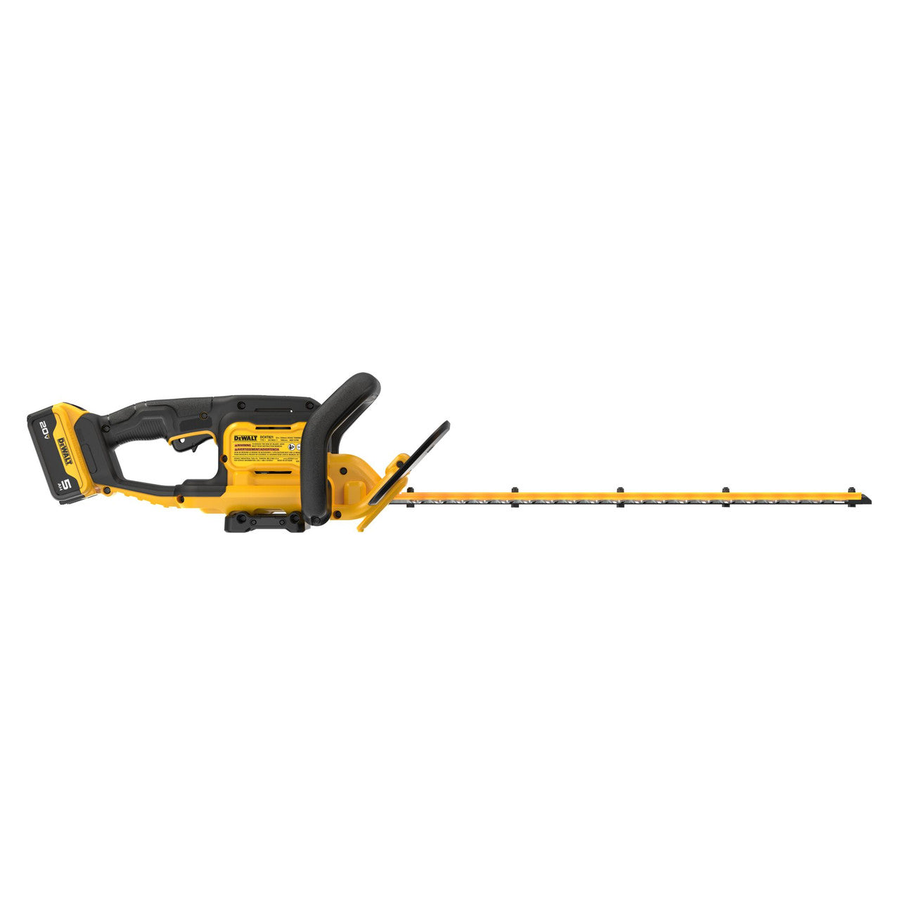 DEWALT DCHT821P1, 20V Hedge Trimmer Hedge Sweep Kit W/5.0Ah
