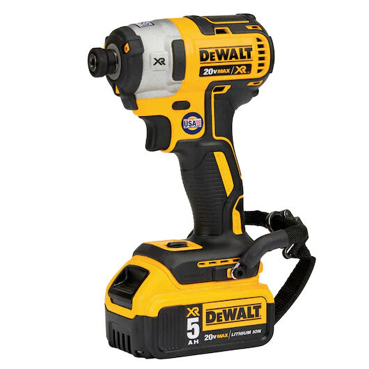 DEWALT DCK299P2LR,  20V MAX XR 2 TOOL (DCD996 & DCF887) W/ 2 BATTERIES (5.0AH) AND BAG LANYARD READY™