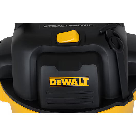 DEWALT DXV09PQTA, 9 Gallon STEALTHSONIC Ultra Quiet Poly Shop Vacuum Wet/Dry