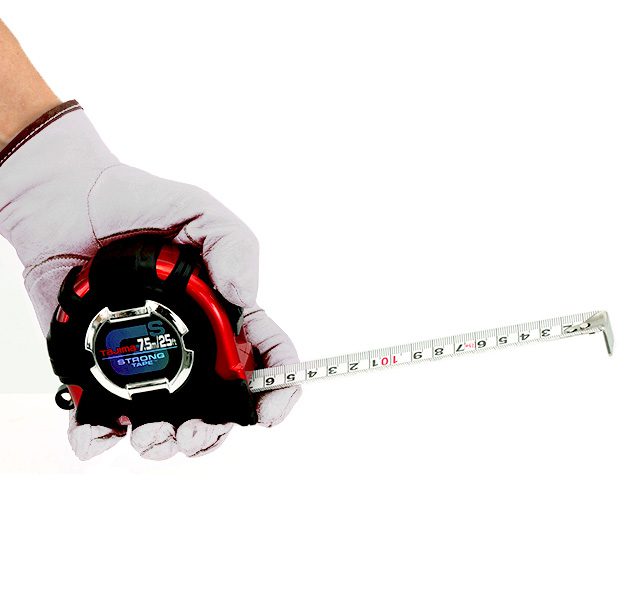 Tajima GS-C25/7.5MBW, GS-LOCK, 25ft / 7.5m x 1 in strong tape & hook, COMPATIBLE CLIP