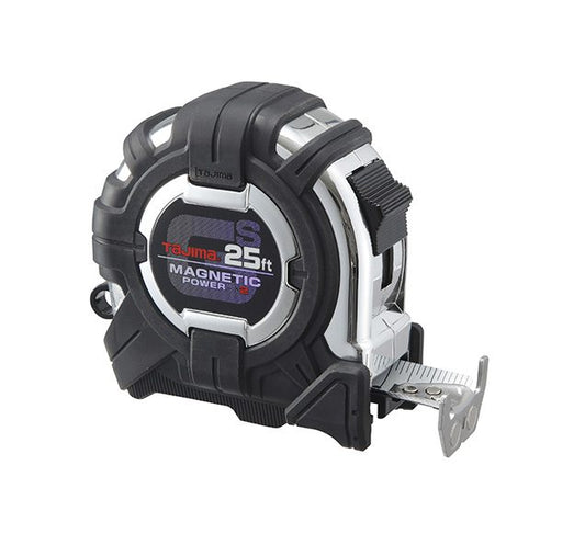 Tajima GS-SC25BW, GS-LOCK, 25ft x 1 in strong tape & MAGNETIC POWER X 2, COMPATIBLE CLIP