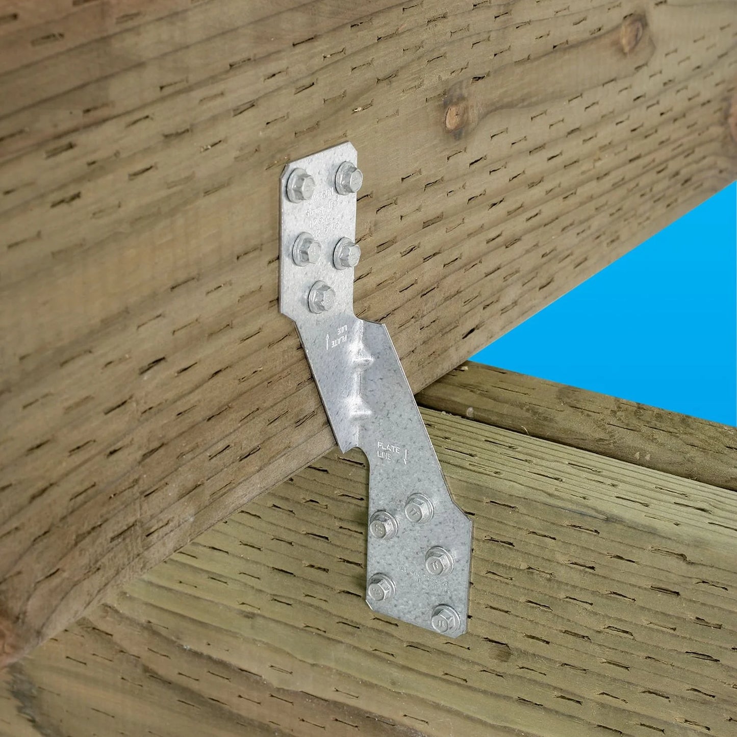 Simpson Strong Tie H2.5A, 18-Gauge Galvanized Hurricane Tie