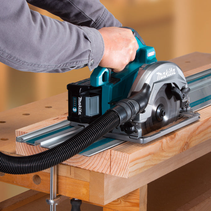 Makita HS004GZ XGT, 40V MAX Li-Ion Brushless AWS 7-1/4” Circular Saw with Guide Rail Base (Tool Only)