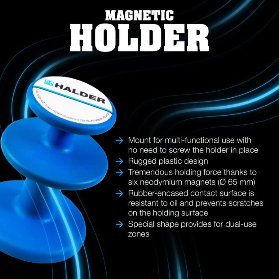 Halder 3026S008, 60mm Simplex Soft-face Mallet, Rubber Composition / Plastic And Magnetic Holder