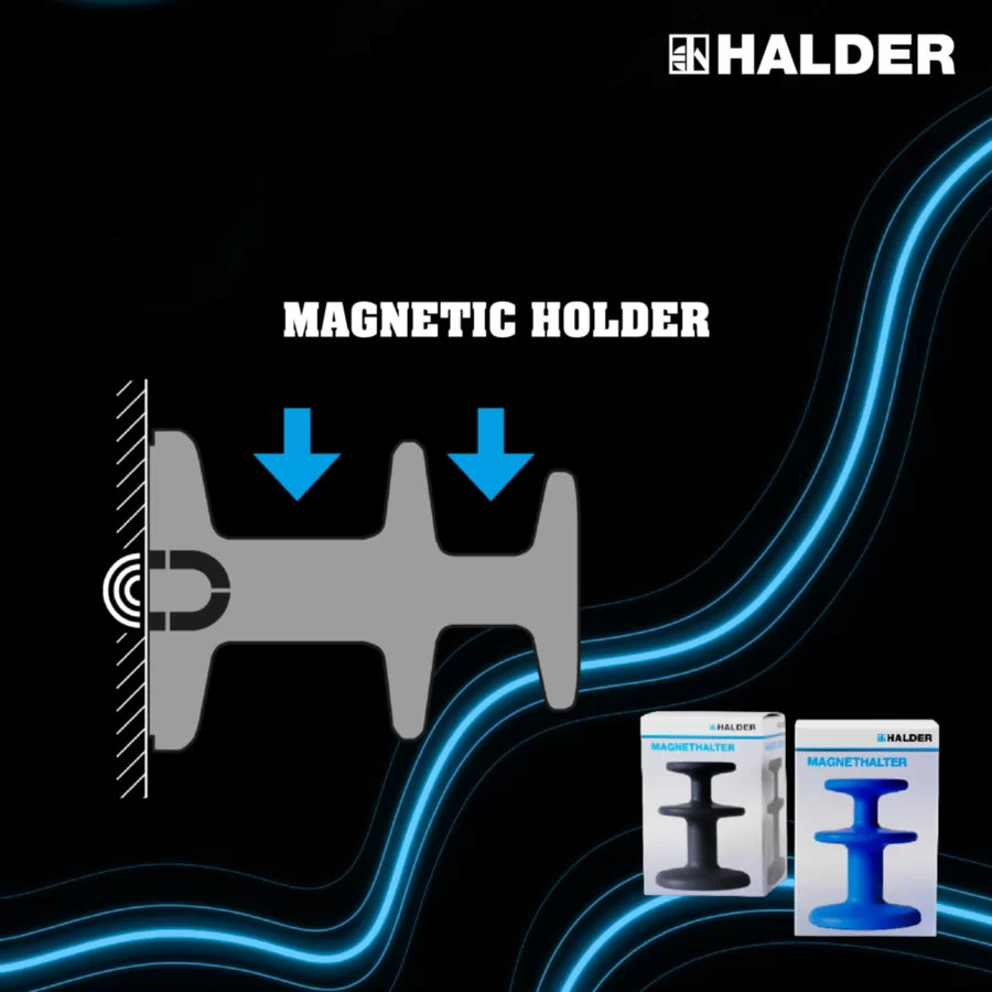 Halder 3026S008, 60mm Simplex Soft-face Mallet, Rubber Composition / Plastic And Magnetic Holder
