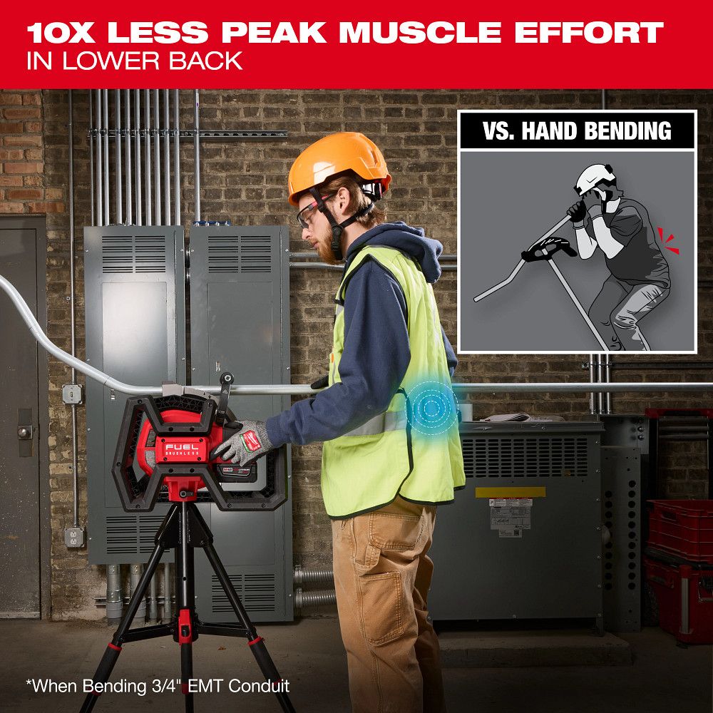 Milwaukee 5150-20, M18 FUEL™ BRANCH CONDUIT BENDER w/ AUTO-ZERO™