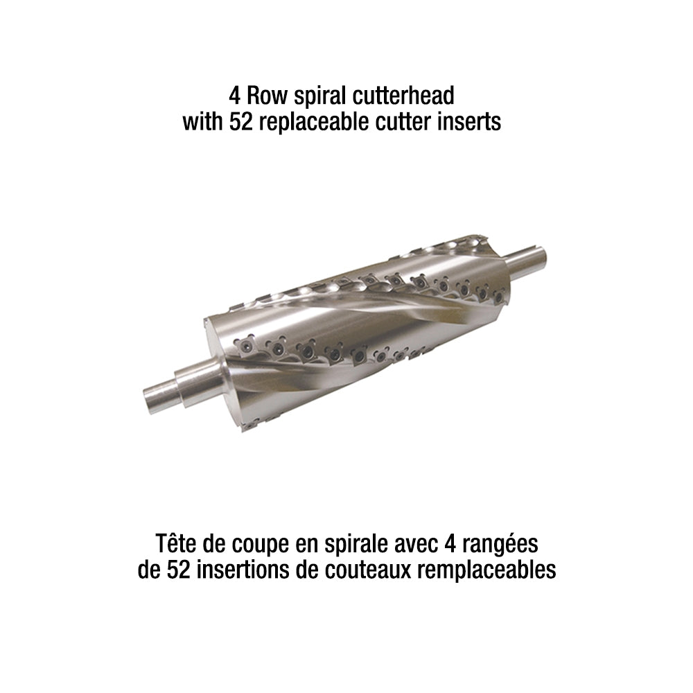 KING Canada KC-125FX-5, 12” Parallelogram Jointer with Spiral Cutterhead - 550V