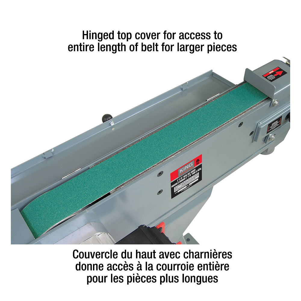 KING Canada KC-379MS, 3" x 79" Metal Belt Sander