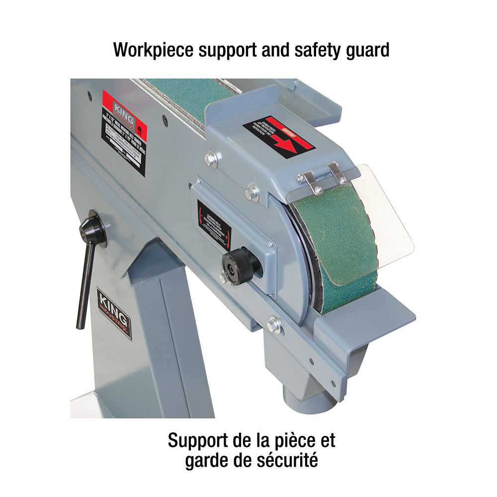 KING Canada KC-379MS, 3" x 79" Metal Belt Sander