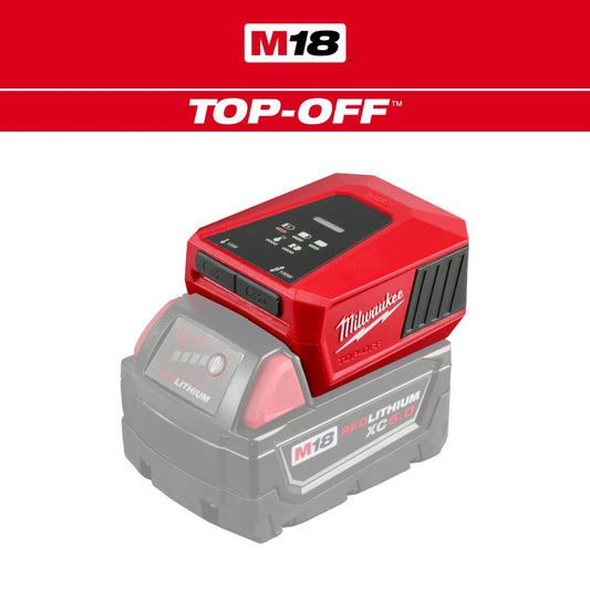 Milwaukee 2847-20, M18™ TOP-OFF™ Charger & Power Supply