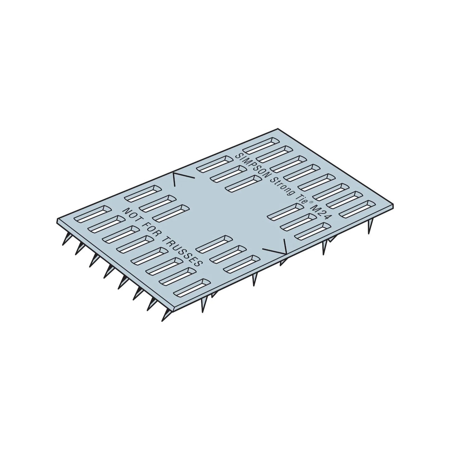 Simpson Strong Tie MP24, Mending Plate 2 X 4