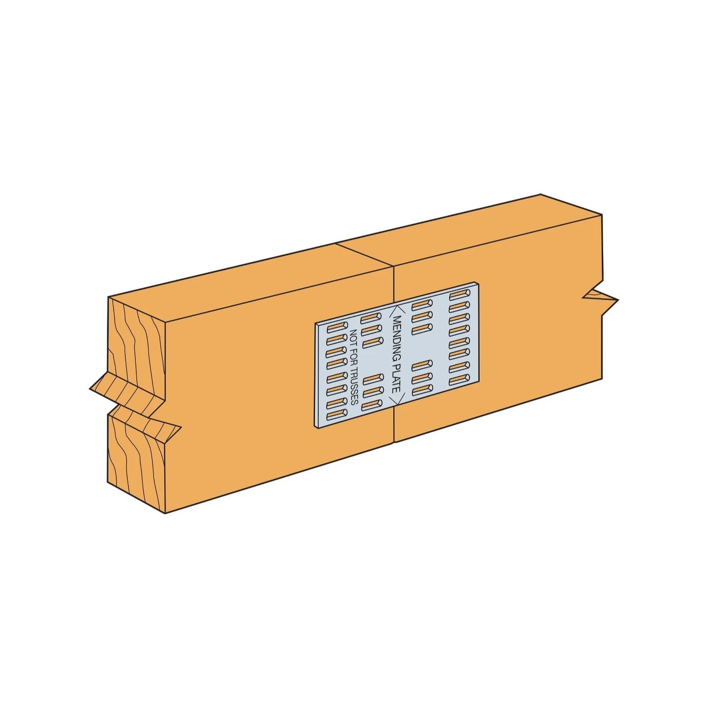 Simpson Strong Tie MP24, Mending Plate 2 X 4