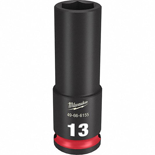 Milwaukee 49-66-6155, SHOCKWAVE Impact Duty™ 3/8" Drive 13mm Standard 6 Point Socket