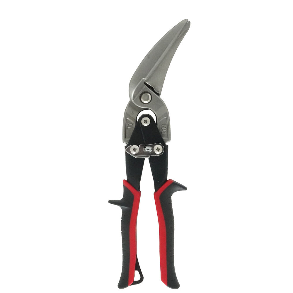 Malco AV63, Long Cut AVs® Metal Cutting Snip Left Offset, 2-1/4″ Cut Length – Red Grip