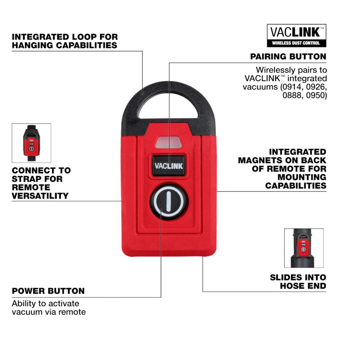 Milwaukee 0952-20, VACLINK™ Wireless Dust Control Remote