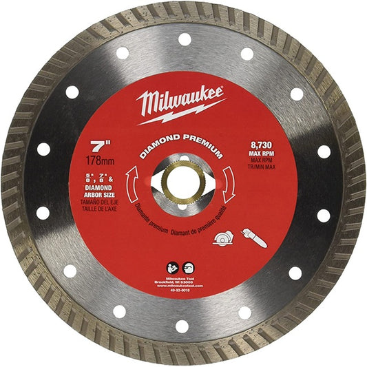 Milwaukee 49-93-8018, 7"x.100x7/8-5/8"TURBO GP BLADE