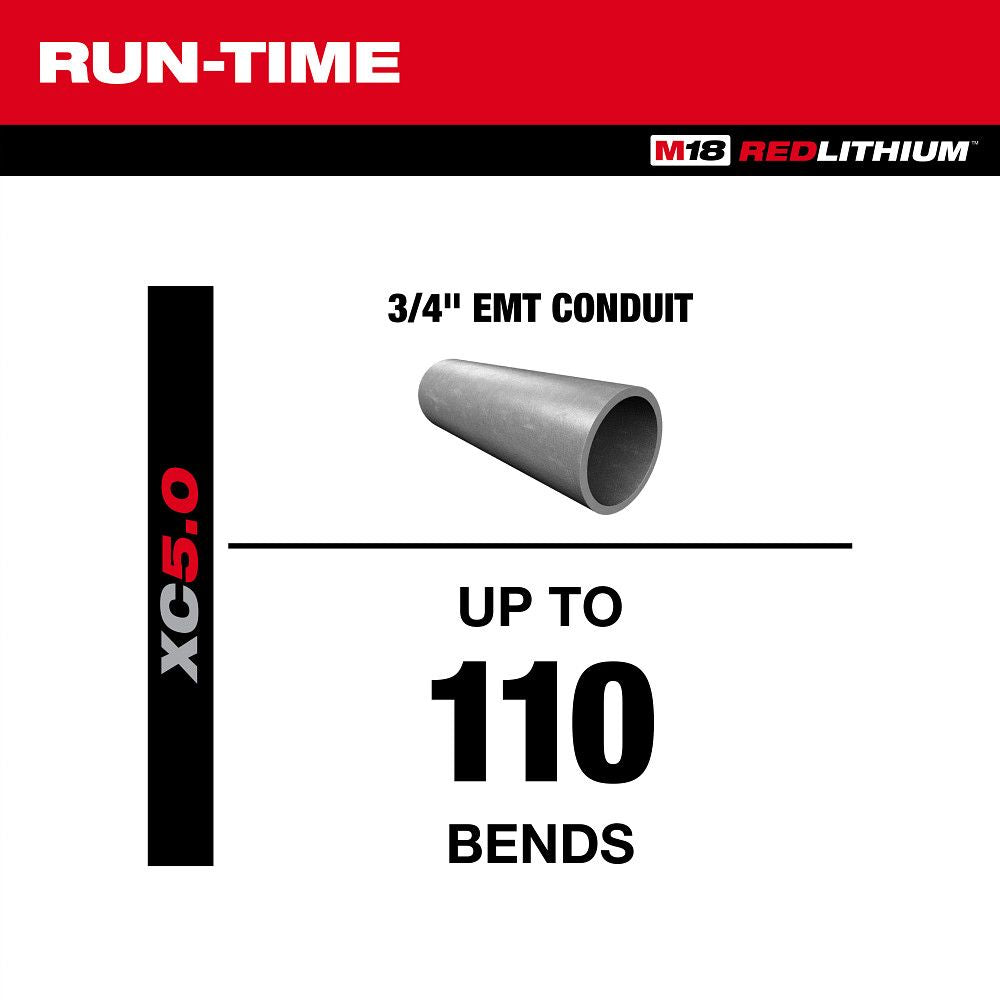 Milwaukee 5150-20, M18 FUEL™ BRANCH CONDUIT BENDER w/ AUTO-ZERO™