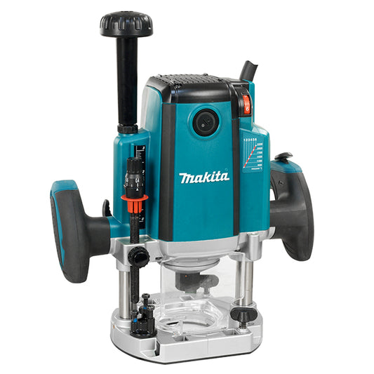 Makita RP2301FC, 3-1/2 HP Plunge Router with Variable Speed and Electric Brake