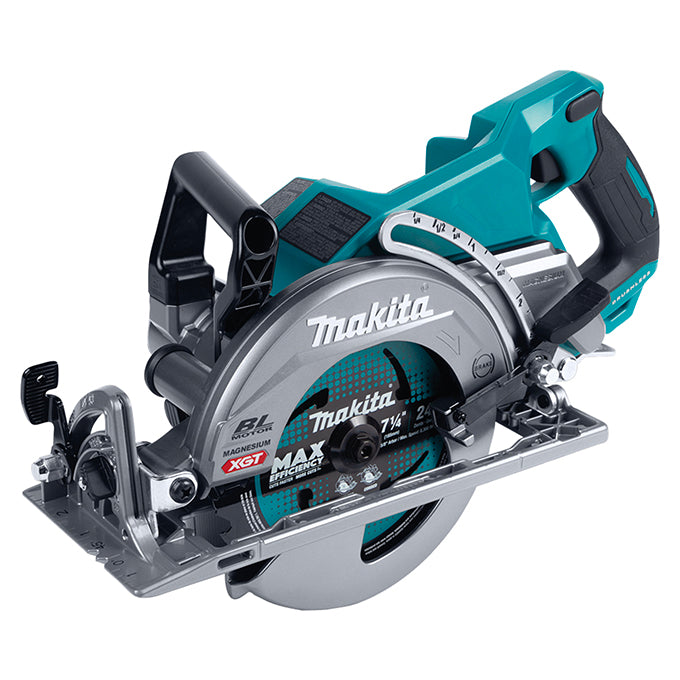 Makita RS001GZ, 40V MAX XGT Li-Ion Brushless 7-1/4" Rear-Handle Circular Saw (Tool Only)