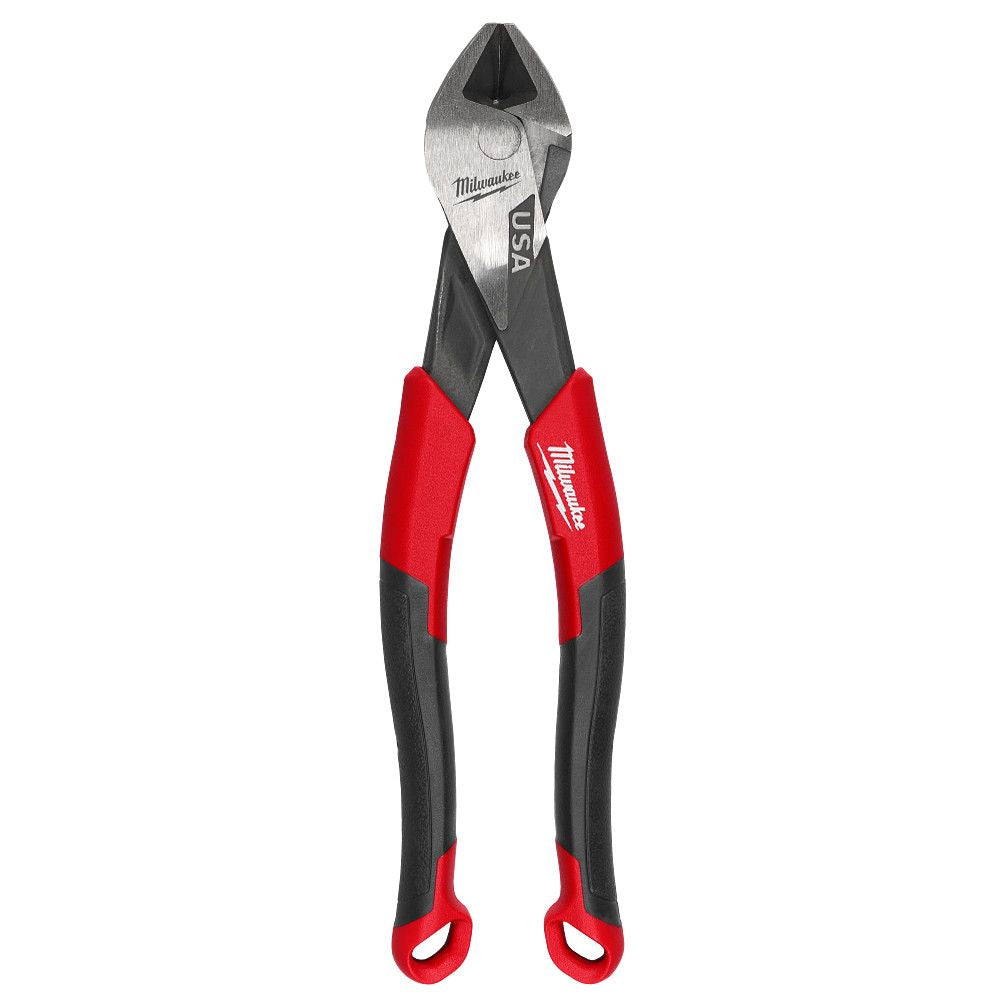 Milwaukee MT558A, 8" Angled Head Diagonal Comfort Grip Cutting Pliers (USA)