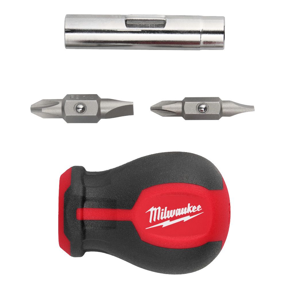 Milwaukee 48-22-2762, 6IN1 STUBBY MULTI-BIT SCREWDRIVER