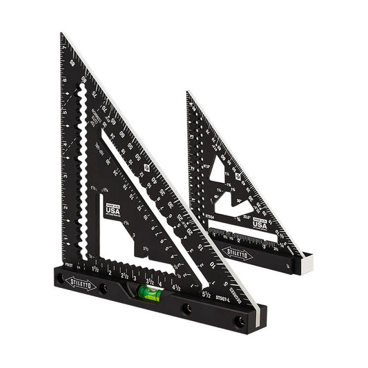 Stiletto STSQ7-LP, 4.5in and 7in Rafter Square Set