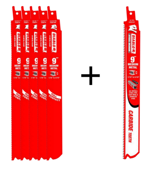 Diablo DS0914BF5PC, Diablo 5pc BiM + 1 TCT Metal