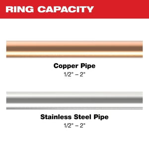 Milwaukee 49-16-2692X, 1/2" - 2" CTS-V Pivoting Press Ring Kit for M18™ FORCE LOGIC™ Press Tools