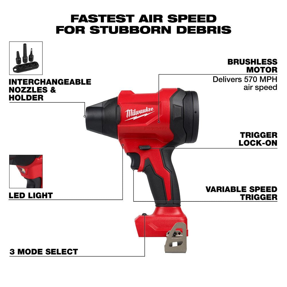 Milwaukee 0887-20, M18™ Brushless Precision Blower