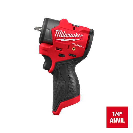 Milwaukee 3048-20, M12 FUEL™ 1/4" Subcompact Impact Wrench w/ Friction Ring