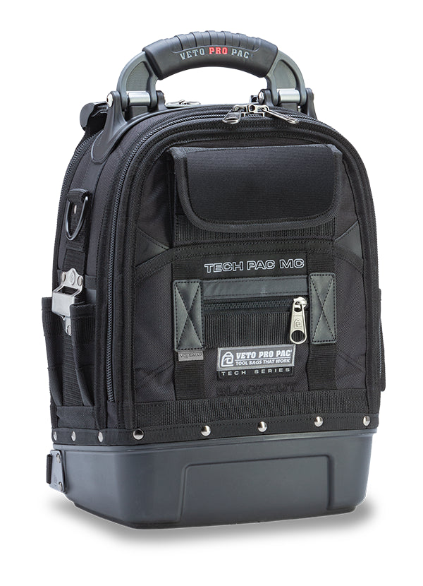 Veto Pro Pac VPP10093 - TECH PAC MC BLACKOUT Medium Compact Tool Backpack