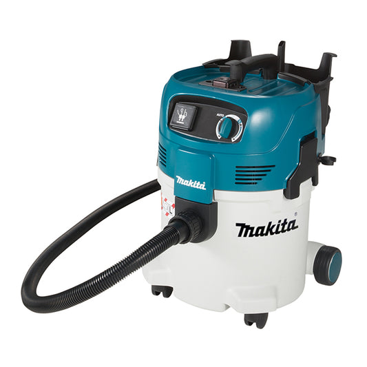 Makita VC3012L, 30L PROFESSIONAL PUSH&CLEAN WET/DRY DUST EXTRACTOR
