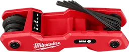 Milwaukee 48-22-2182, 8-Key Folding Hex Key Set - Metric