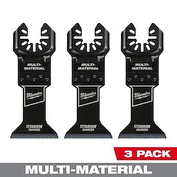 Milwaukee 49-25-1263, Open-Lok 1-3/4'' Titanium Enhanced Bi-Metal Metal Blades (3/pkg)