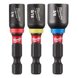 Milwaukee 49-66-4561, SHOCKWAVE 3PC 1-7/8 IMPACT MAGNETIC NUT DRIVER SET