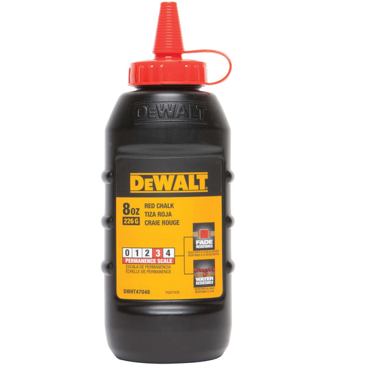DEWALT DWHT47048L, 8oz Red Chalk
