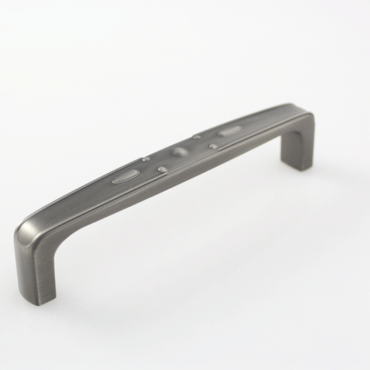 Eurofit H-344-128AIH, Handle, 128mm, Antique Silver, 25/100 (DRAMATIC)