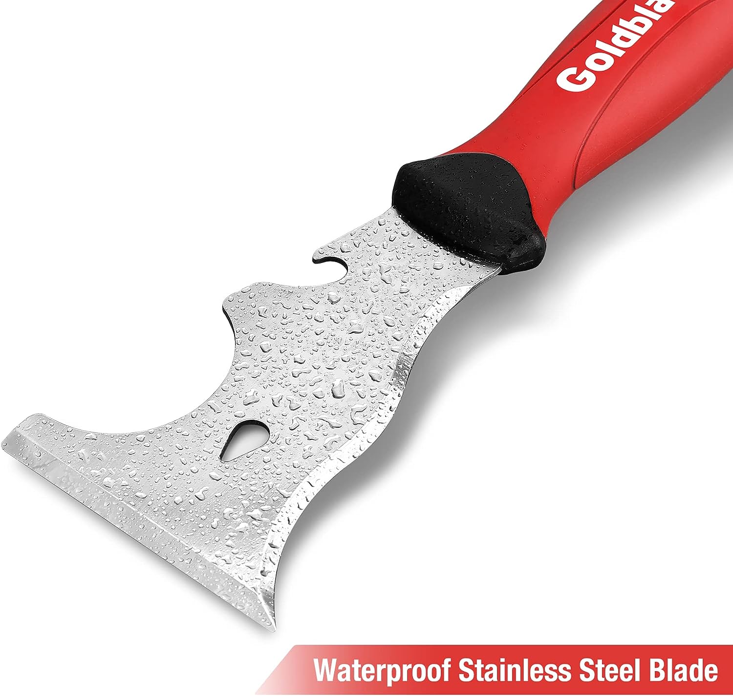 Goldblatt G05015, 9-in-1 Drywall Paint Scraper, Stainless Steel Putty Knife Scraper