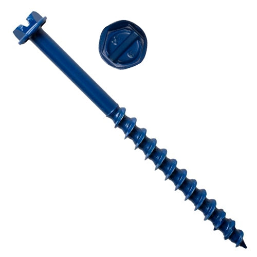 Simpson Strong Tie TNT25500H, Titen Turbo 1/4 x 5 Hex Head Concrete Screw 100pc