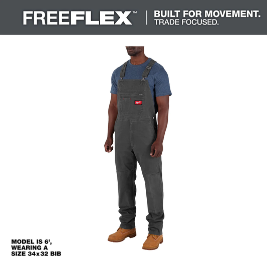 Milwaukee M850G-3432, FREEFLEX™ Unlined Bib Overalls