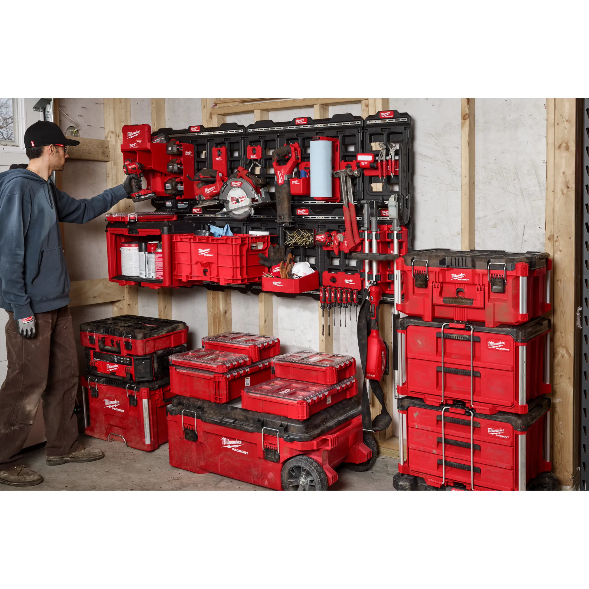 Milwaukee 48-22-8496, PACKOUT™ Compact Wall Plate